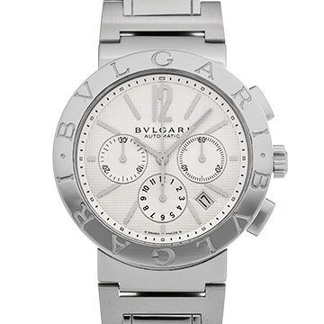 ブルガリ ブルガリブルガリ クロノグラフ BB42SSCH シルバー メンズ 時計 【中古】【wristwatch】