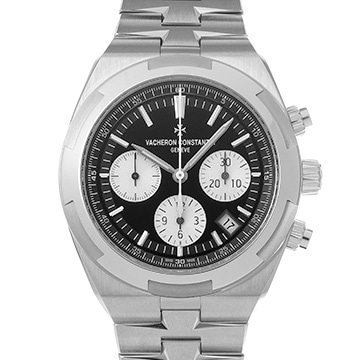 ヴァシュロン コンスタンタン オーヴァーシーズ クロノグラフ 5520V/210A-B481 ブラック/シルバー メンズ 時計 【中古】【wristwatch】