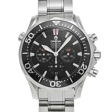 オメガ シーマスター 300 クロノグラフ 2594.52 ブラック メンズ 時計 【中古】【wristwatch】