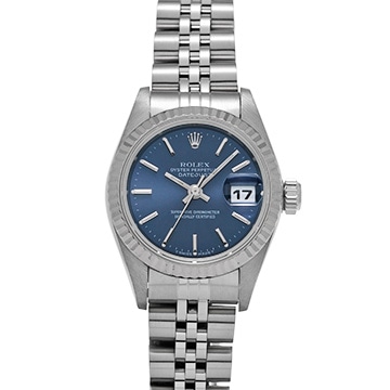 ロレックス デイトジャスト 69174 ブルー レディース 時計 【中古】【wristwatch】
