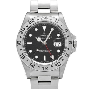 ロレックス エクスプローラーII 16570 ブラック メンズ 時計 【中古】【wristwatch】