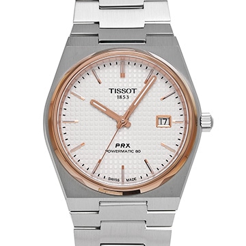 ティソ PRX パワーマティック 80 T137.407.21.031.00 シルバー メンズ 時計 【中古】【wristwatch】