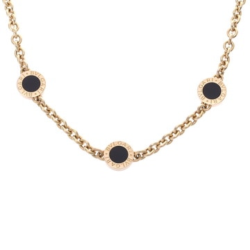 ブルガリ ブルガリブルガリ ネックレス 3モチーフ ゴールド K18イエローゴールド YG レディース ジュエリー 【中古】【jewelry】