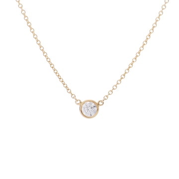 ティファニー バイザヤード ネックレス ゴールド K18イエローゴールド YG レディース ジュエリー 【中古】【jewelry】
