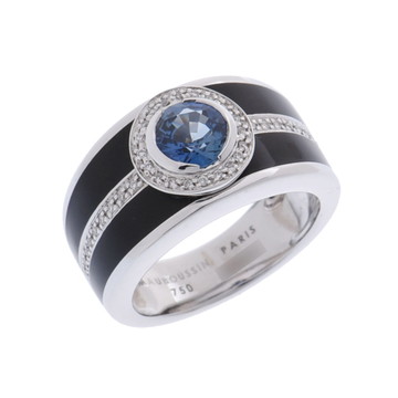 モーブッサン ボンボンローズ リング シルバー K18ホワイトゴールド WG/エナメル レディース ジュエリー 【中古】【jewelry】