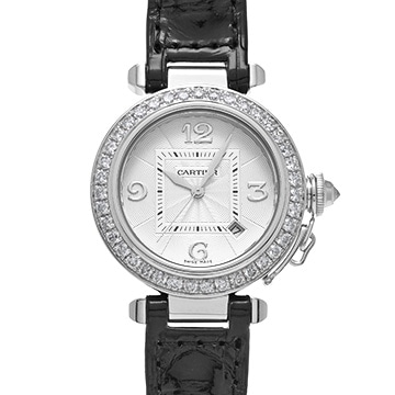カルティエ パシャ 32mm WJ111651 シルバー レディース 時計 【中古】【wristwatch】