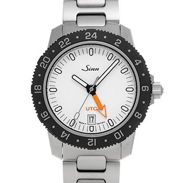 ジン 105 105.ST.SA.UTC.W ホワイト メンズ 時計 【中古】【wristwatch】