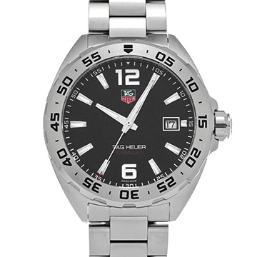 タグ ホイヤー フォーミュラ1 クォーツ WAZ1112.BA0875 ブラック メンズ 時計 【中古】【wristwatch】