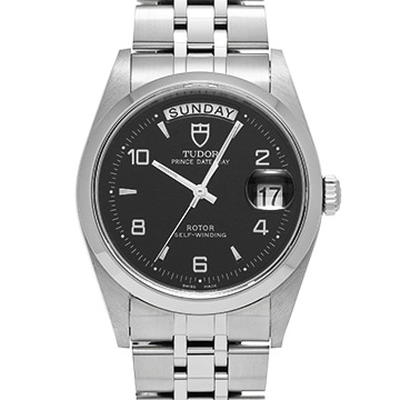 チューダー / チュードル プリンス デイトデイ 76200 ブラック メンズ 時計 【中古】【wristwatch】