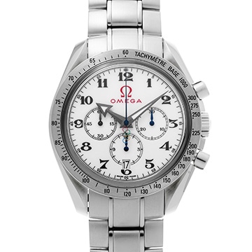 オメガ スピードマスター ブロードアロー コーアクシャル オリンピックコレクション 321.10.42.50.04.001 ホワイト メンズ 時計 【中古】【wristwatch】