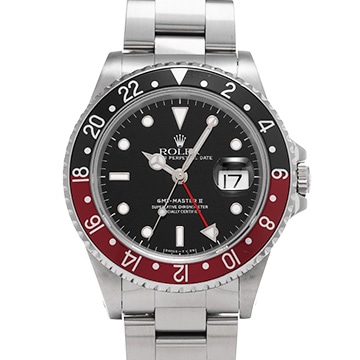 ロレックス GMTマスターII 16710 ブラック メンズ 時計 【中古】【wristwatch】