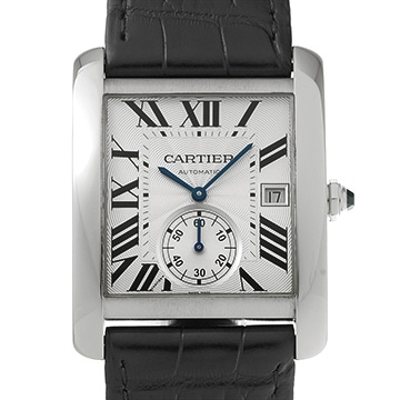 カルティエ タンク MC W5330003 シルバー メンズ 時計 【中古】【wristwatch】