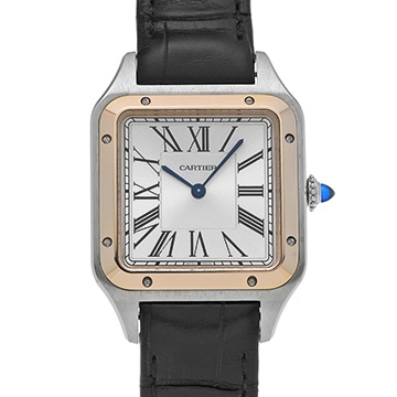 カルティエ サントス デュモン LM W2SA0011 シルバー メンズ 時計 【中古】【wristwatch】