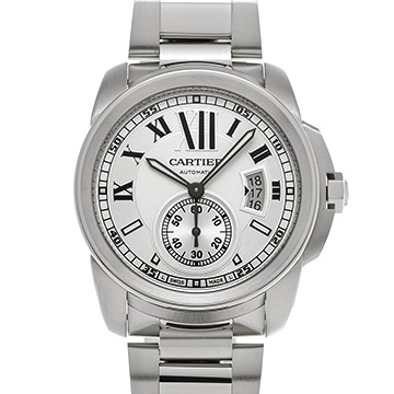 カルティエ カリブル ドゥ カルティエ W7100015 シルバー メンズ 時計 【中古】【wristwatch】