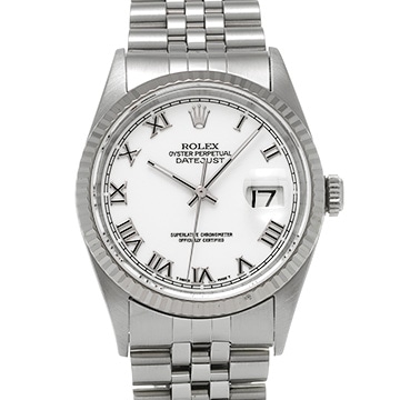 ロレックス デイトジャスト 16234 ホワイト メンズ 時計 【中古】【wristwatch】