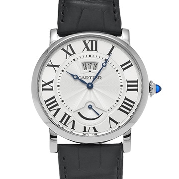 カルティエ ロトンド ドゥ カルティエ パワーリザーブ W1556369 シルバー メンズ 時計 【中古】【wristwatch】