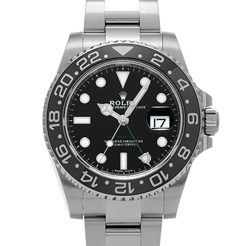 ロレックス GMTマスターII 116710LN ブラック メンズ 時計 【中古】【wristwatch】