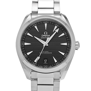 オメガ シーマスター アクアテラ コーアクシャル マスタークロノメーター 220.10.41.21.01.001 ブラック メンズ 時計 【中古】【wristwatch】