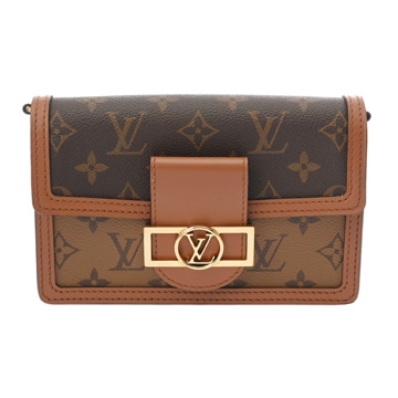 ルイ ヴィトン モノグラムリバース ポルトフォイユ ドーフィーヌ 2WAY クラッチバッグ ブラウン M68746 モノグラムキャンバス レディース バッグ 【中古】【bag】