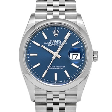 ロレックス デイトジャスト 36 126200 ブライトブルー メンズ 時計 【中古】【wristwatch】