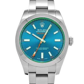 ロレックス ミルガウス 116400GV Zブルー メンズ 時計 【中古】【wristwatch】