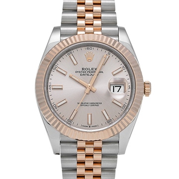 ロレックス デイトジャスト 41 126331 サンダスト/ダイヤモンド メンズ 時計 【中古】【wristwatch】