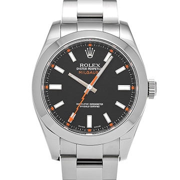 ロレックス ミルガウス 116400 ブラック メンズ 時計 【中古】【wristwatch】