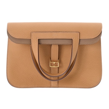 エルメス アルザン 25 ヴェルソ ビスキュイ/ベージュドゥワイマール トリヨンクレマンス レディース バッグ 【未使用】【bag】