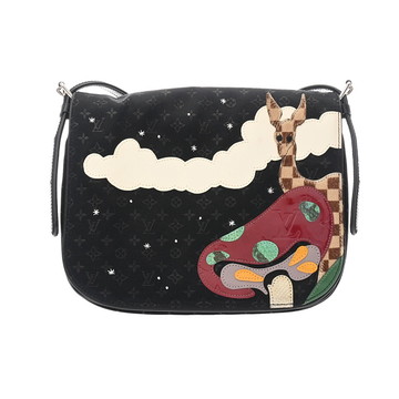 ルイ ヴィトン モノグラムサテン ミュゼット コントドゥフェ ブラック M92273 サテン レディース バッグ 【中古】【bag】