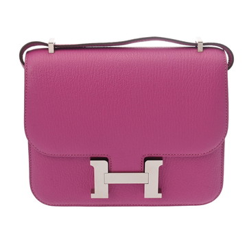 エルメス コンスタンス3 18 ローズパープル シェーブル レディース バッグ 【中古】【bag】