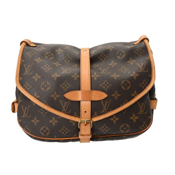 ルイ ヴィトン モノグラム ソミュール 30 ブラウン M42256 モノグラムキャンバス レディース バッグ 【中古】【bag】