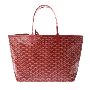 ゴヤール ヘリンボーン サンルイ PM レッド PVC/カーフ ユニセックス バッグ 【未使用】【bag】