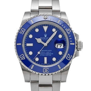 ロレックス サブマリーナ デイト 116619LB ブルー メンズ 時計 【中古】【wristwatch】