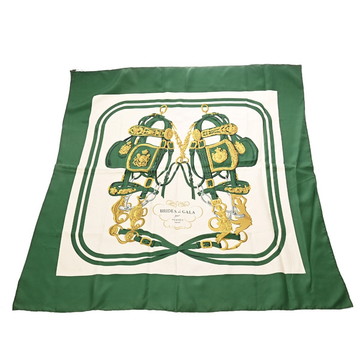 エルメス カレ 90 BRIDES DE GALA マルチカラー シルク100％ レディース 【中古】【other】