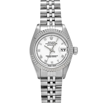 ロレックス デイトジャスト 69174 ホワイト レディース 時計 【中古】【wristwatch】