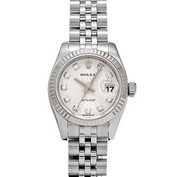 ロレックス デイトジャスト 179174G シルバーコンピュータ/ダイヤモンド レディース 時計 【中古】【wristwatch】