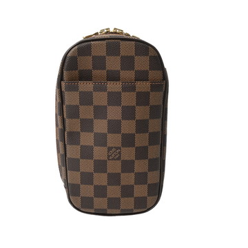 ルイ ヴィトン ダミエ ポシェットガンジュ SPオーダー ブラウン N48048 ダミエキャンバス レディース 【中古】【bag】