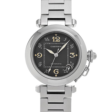 カルティエ パシャC W31043M7 ブラック ユニセックス 時計 【中古】【wristwatch】