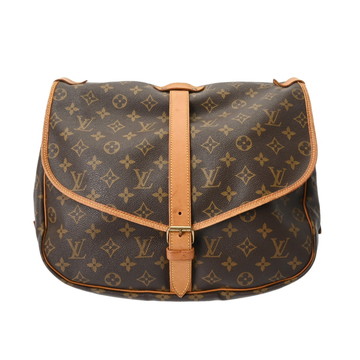 ルイ ヴィトン モノグラム ソミュール 35 ブラウン M42254 モノグラムキャンバス ユニセックス バッグ 【中古】【bag】