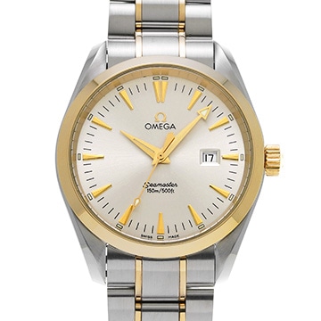 オメガ シーマスター アクアテラ 2317.30 シルバー メンズ 時計 【中古】【wristwatch】