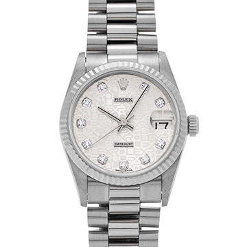 ロレックス デイトジャスト 68279G シルバーコンピュータ/ダイヤモンド ユニセックス 時計 【中古】【wristwatch】