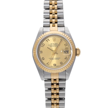 ロレックス デイトジャスト 79173 シャンパン レディース 時計 【中古】【wristwatch】