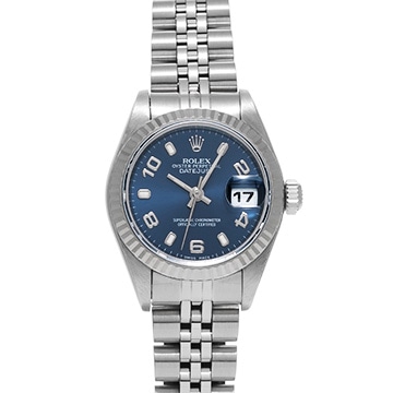 ロレックス デイトジャスト 69174 ブルー レディース 時計 【中古】【wristwatch】