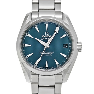 オメガ シーマスター アクアテラ マスターコーアクシャル 231.10.39.21.03.002 ブルー メンズ 時計 【中古】【wristwatch】
