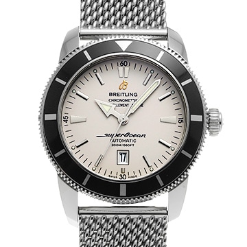 ブライトリング スーパーオーシャン ヘリテージ 46 A1732024/G642 シルバー メンズ 時計 【中古】【wristwatch】