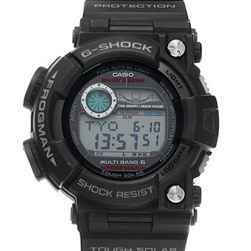 カシオ Ｇ-SHOCK マスター オブ G シー フロッグマン GWF-1000-1JF ブラック メンズ 時計 【中古】【wristwatch】