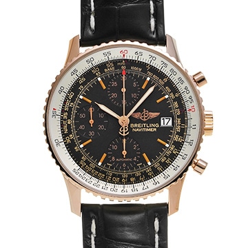 ブライトリング オールド ナビタイマー 09 R132B46WBA ブラック メンズ 時計 【中古】【wristwatch】