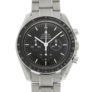 オメガ スピードマスター ムーンウォッチ プロフェッショナル アポロ17号 30th 3574.51 ブラック メンズ 時計 【中古】【wristwatch】