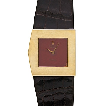 ロレックス チェリーニ キング マイダス 4017 ワインレッド メンズ 時計 【中古】【wristwatch】