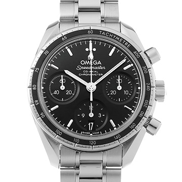 オメガ スピードマスター 38 コーアクシャル 324.30.38.50.01.001 ブラック メンズ 時計 【中古】【wristwatch】